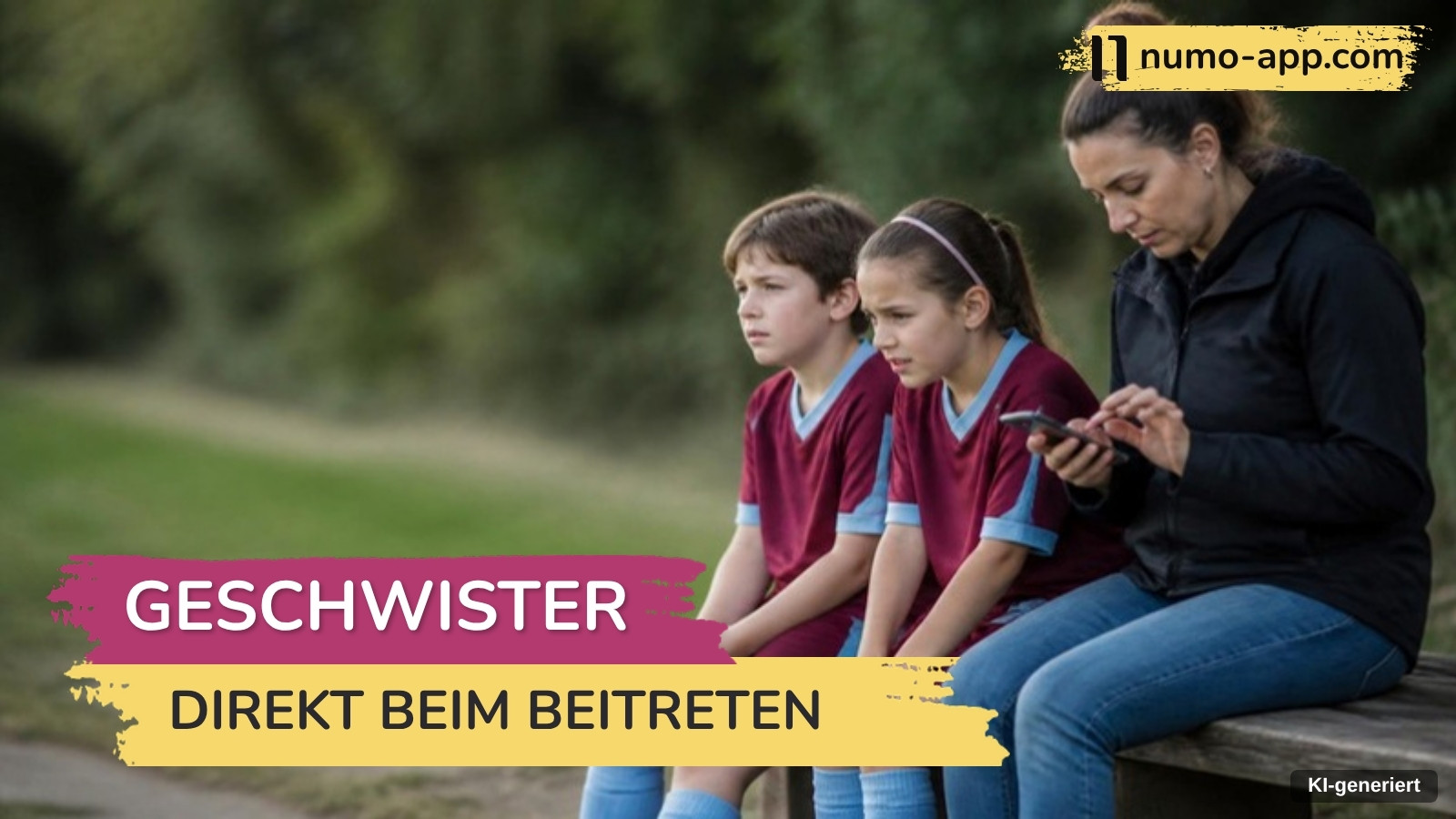 Neu: Geschwister direkt beim Beitreten anlegen