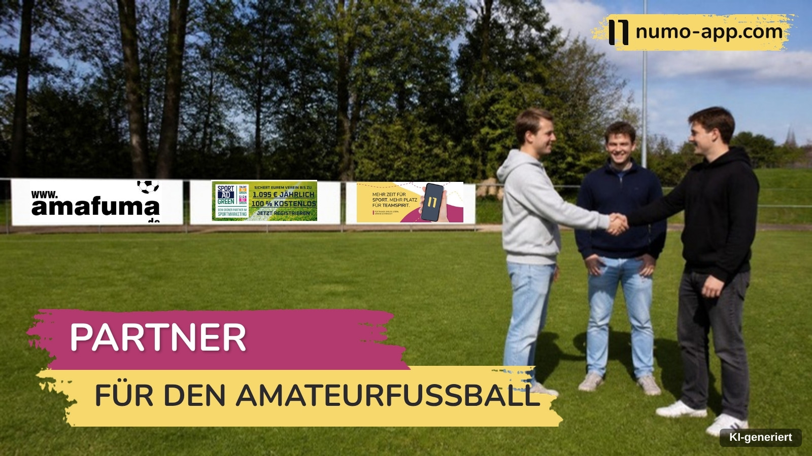 Drei Partner für den Amateurfußball in Nettetal