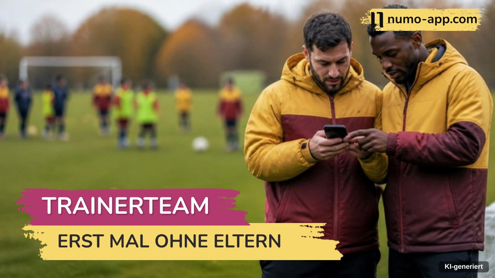 Erst mal nur im Trainerteam: Numo ohne Eltern und Spieler starten