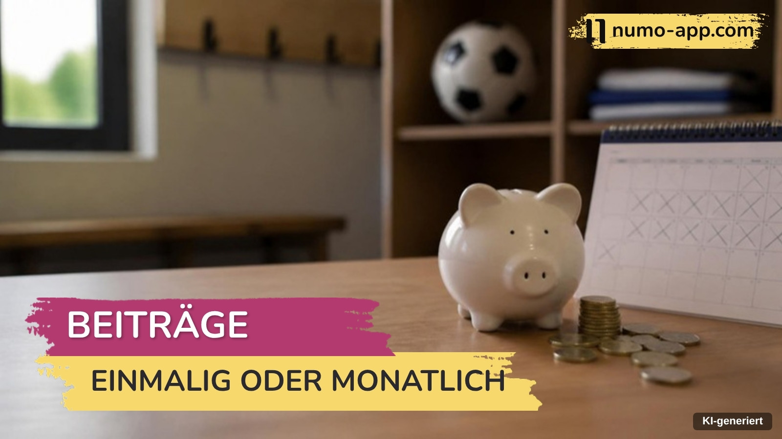 Beiträge in der Teamkasse: einmalig oder jeden Monat