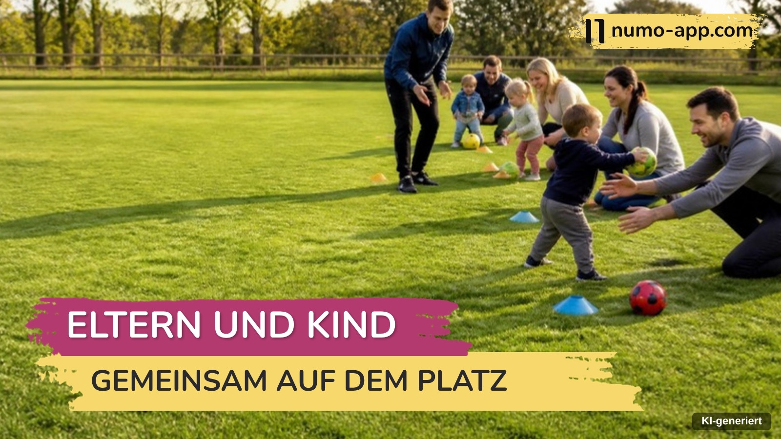 Ein Angebot für die Kleinsten: Eltern-Kind-Fußball im Verein