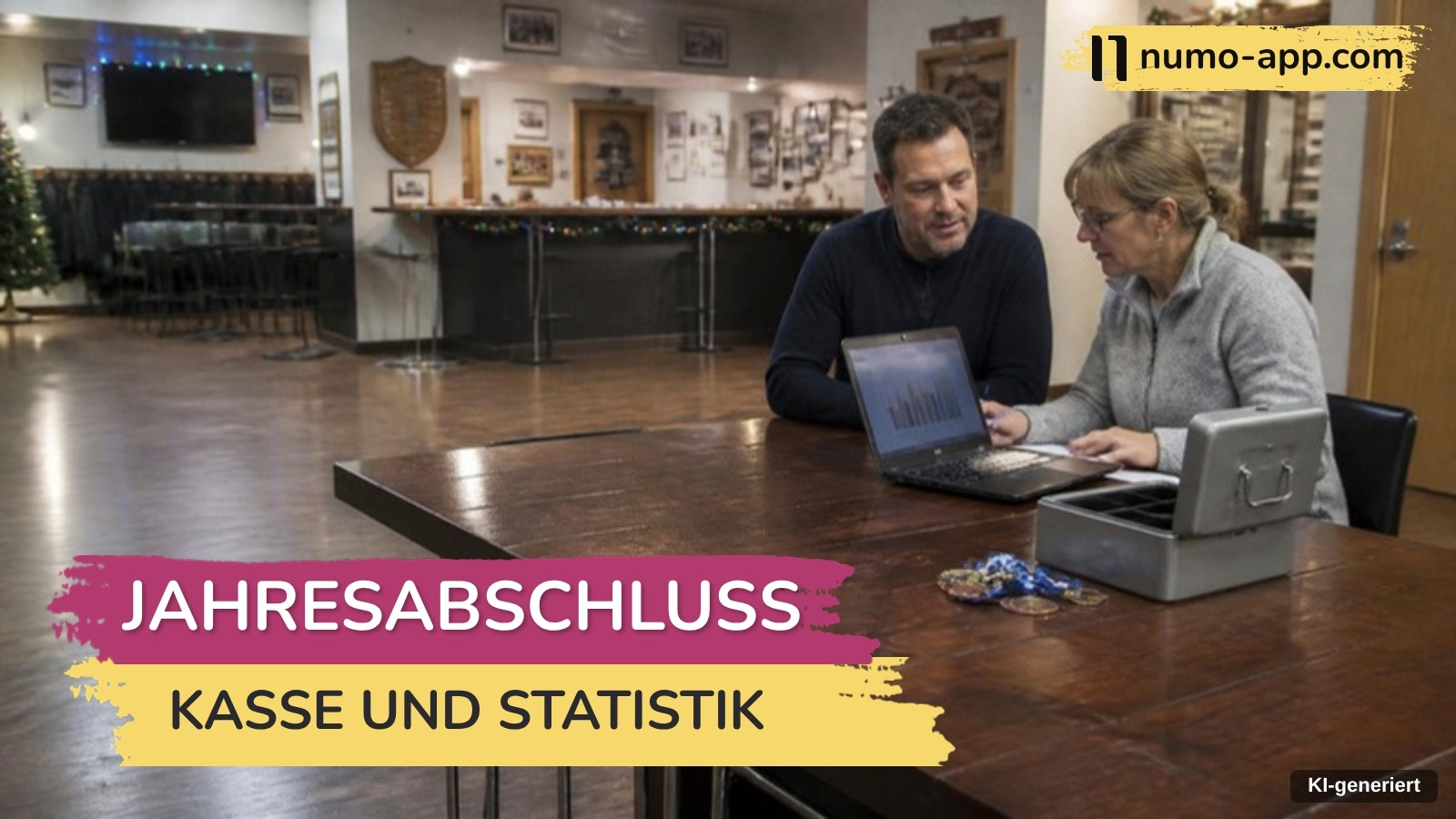 Jahresabschluss im Team: Kasse abrechnen, Statistik anschauen