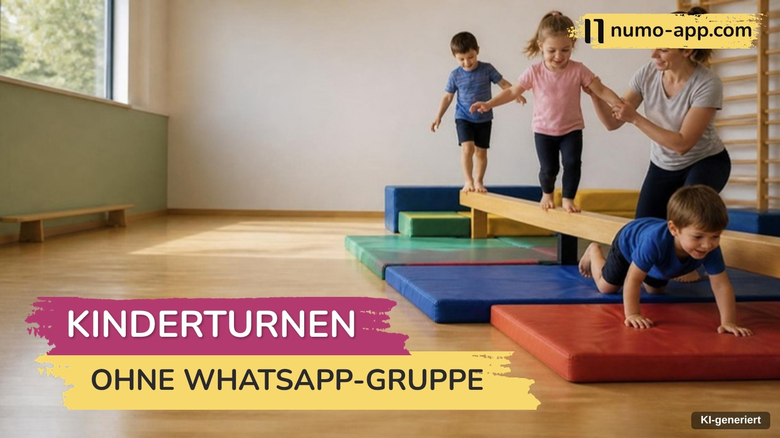 Kinderturnen und Hobbygruppen organisieren, ohne WhatsApp-Gruppe